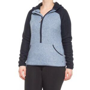 Smartwool Hudson Trail Fleece Hoodie in Storm Blue - Size XS